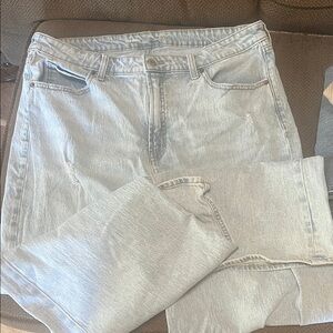 Old Navy Light Blue Straight Leg Jeans